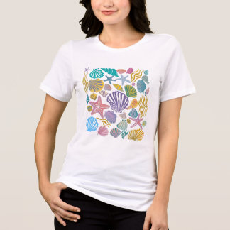 Antike Muscheln Tri-Blend Shirt