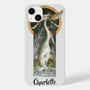 Antike Mythologie, ein geflügelter Drache im Ozean Case-Mate iPhone Hülle