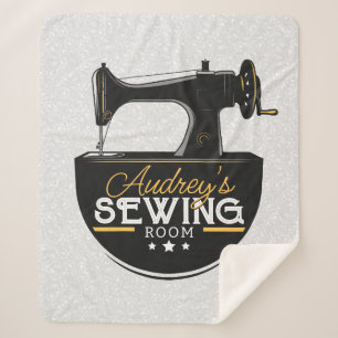 Antike Nähmaschine ADD NAME Seamstress Schneider Sherpadecke