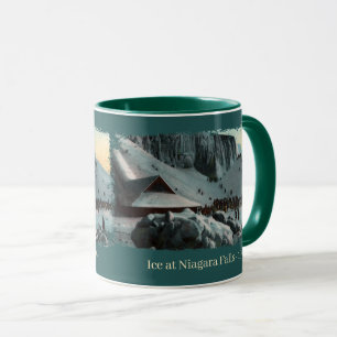 Antike Niagara-Fälle-Eis-Kaffeetasse Tasse