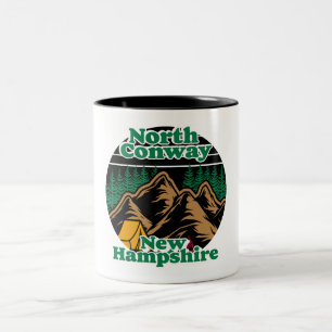 Antike North Conway New Hampshire Zweifarbige Tasse