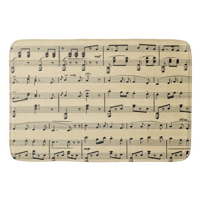 Antike Noten Badematte (Vorderseite)