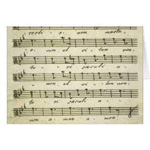 Antike Notenblätter, antike Partitur 1810