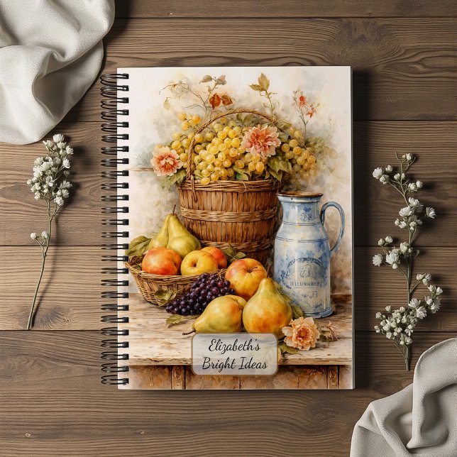 Antike Obstkörbchen Ernte Notizbuch (Von Creator hochgeladen)