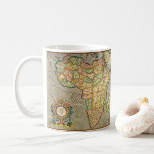 Antike Old World Gerardus Mercator Karte von Afrik Kaffeetasse