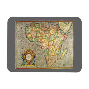 Antike Old World Gerardus Mercator Karte von Afrik Magnet
