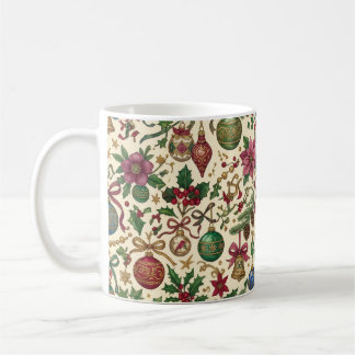 Antike Ornamente, die an einem Band hängen Kaffeetasse