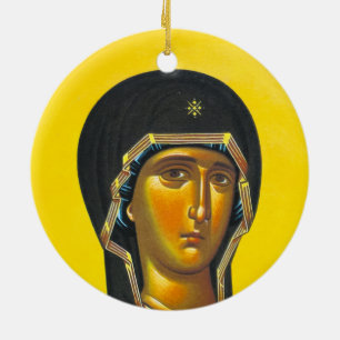 Antike Orthodoxe Ikone Keramikornament