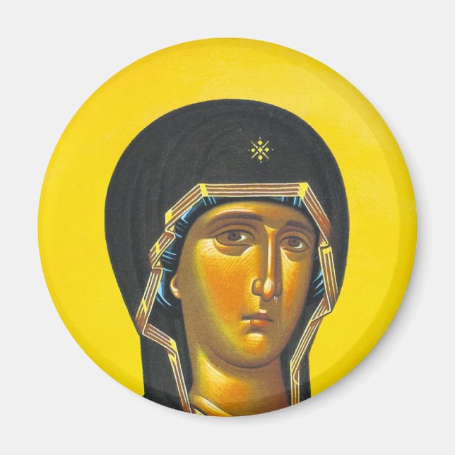 Antike Orthodoxe Ikone Magnet (Vorne)