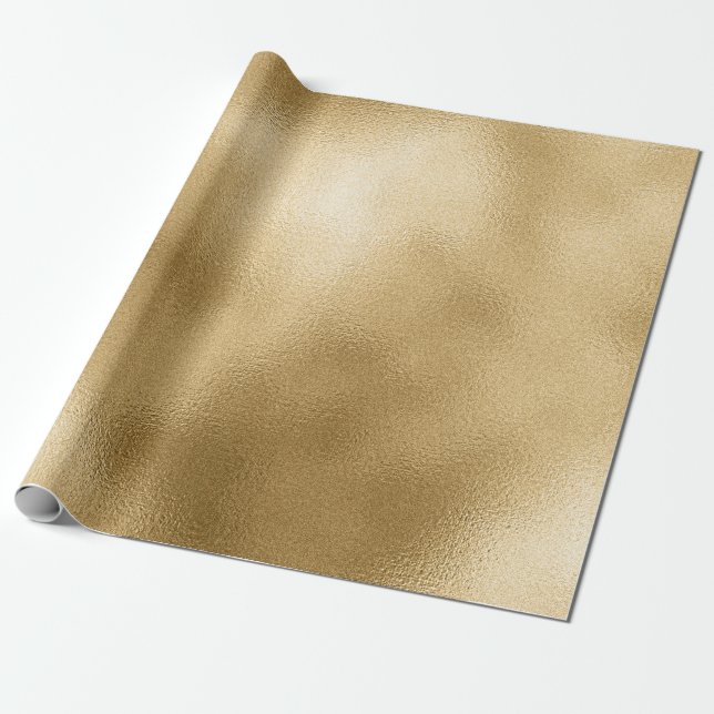 Antike Packpapier-Rolle der Goldfolien-Art-25 Geschenkpapier (Ungerollt)