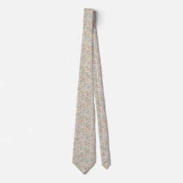 Antike pastellfarbene disty Blumenmuster-Wurfkisse Krawatte