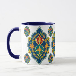 Antike Persian Pattern Look Seven-Tone Coffee Mug Tasse