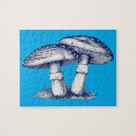 Antike Pilzzeichnung Puzzle