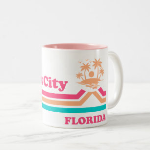 Antike Plant City Florida Zweifarbige Tasse