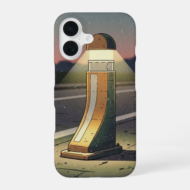 Antike Pollerleuchte iPhone 16 Hülle (Rückseite)