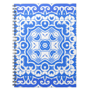 Antike portugiesische Azulejo-Keramik. Vintage Nah Notizblock