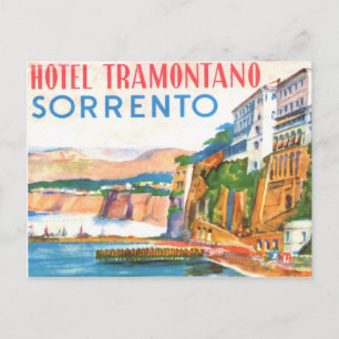 Antike Postkarte - Hotel Tramontano Sorrento Itali