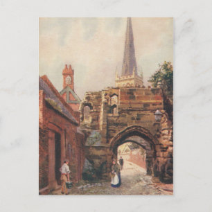Antike Postkarte Prince Rupert's Gate Leicester