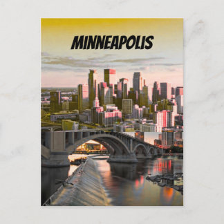Antike Postkarte von Minneapolis Minnesota | Minne