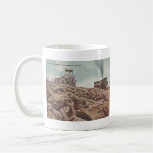 Antike Postkarten, Pikes Peak, COLORADO, 2 Ansicht Kaffeetasse