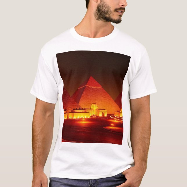 Antike Pyramiden T-Shirt (Vorderseite)