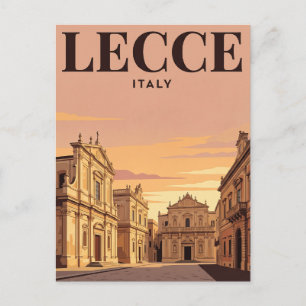 Antike Reise-Postkarte   Lecce, Italien Postkarte