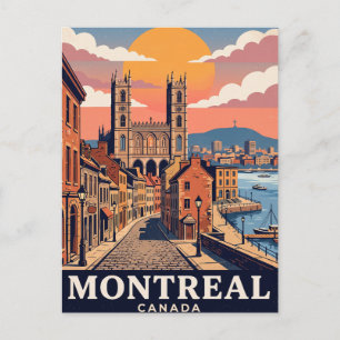 Antike Reise-Postkarte Montreal Kanada Postkarte