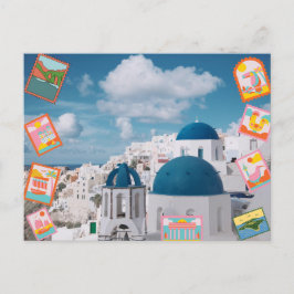Antike Reise-Postkarte Postkarte