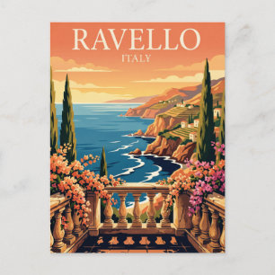 Antike Reise-Postkarte Ravello Italien Postkarte