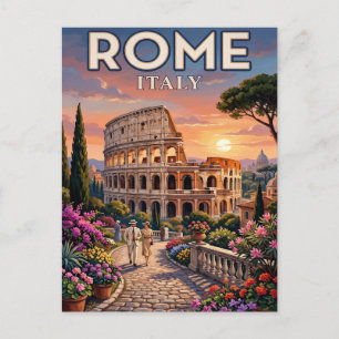 Antike Reise-Postkarte Rom Postkarte