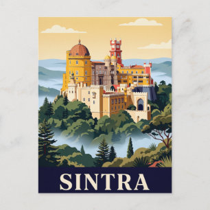 Antike Reise-Postkarte SINTRA Postkarte