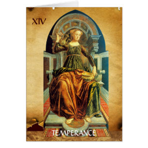 ANTIKE RENAISSANCE TAROTS 14 / TEMPERANZ