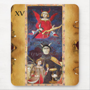 ANTIKE RENAISSANCE TAROTS 15 /DER TEUFEL MOUSEPAD