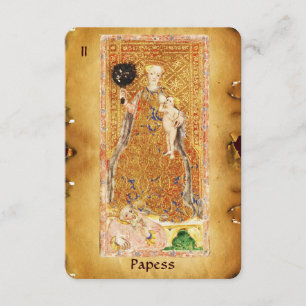 ANTIKE RENAISSANCE TAROTS 2/PAPESS (WOHLTÄTIGKEIT) ANKÜNDIGUNG