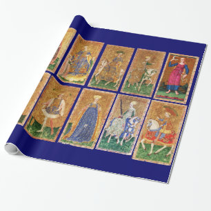 ANTIKE RENAISSANCE-TAROTS GESCHENKPAPIER