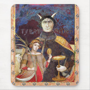ANTIKE RENAISSANCE TAROTS / TEUFEL Konzept Detail Mousepad