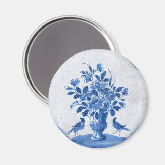 Antike Replik Französischer Landhausstil Blau Delf Magnet