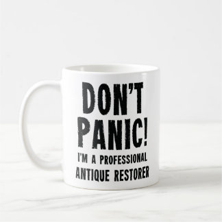 Antike Restauratorin Kaffeetasse