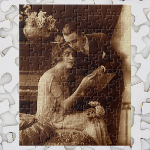 Antike romantische Musik, Liebes- und Romantiklieb Puzzle