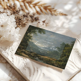 Antike Romantische Tapete blaue Hochzeitsdetails Save The Date