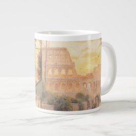 Antike römische Kolosseum-Keramik-Kaffeetasse Jumbo-Tasse
