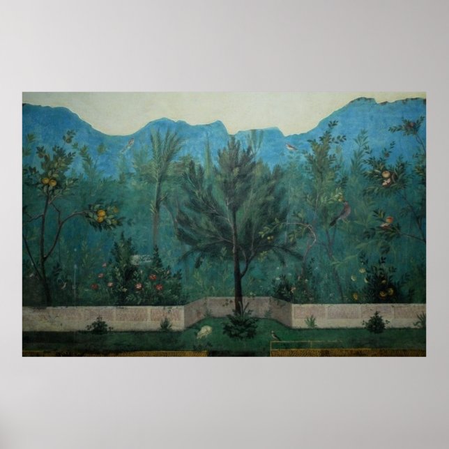 Antike römische Kunst / Fresco / Haus Livia / Poster (Vorne)