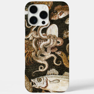 Antike römische Mosaik Pompeii Sea Life Steinmosai iPhone 16 Pro Max Hülle