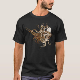 Antike römische Mosaik Pompeii Sea Life Steinmosai T-Shirt
