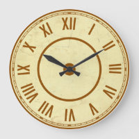 Antike römische Ziffern Uhr
