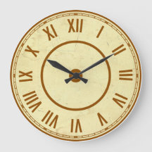 Antike römische Ziffern Uhr