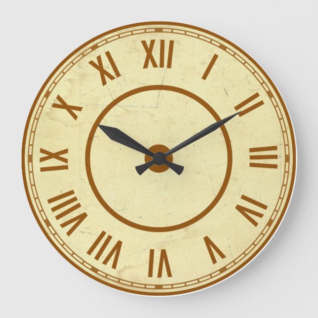 Antike römische Ziffern Uhr (Vorderseite)