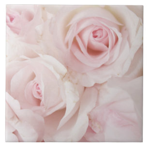 Antike rosa Rosen elegantes Bouquet Fliese