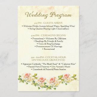 Antike Rose 5 x 7 Hochzeitswohnung Programm