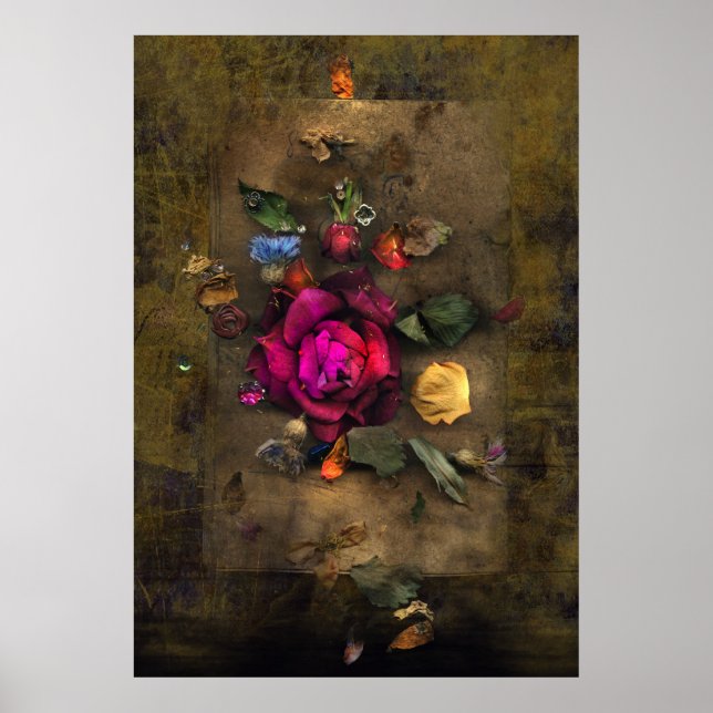 Antike Rose Poster (Vorne)